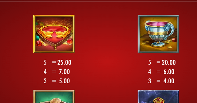 midas golden touch thunder pots paytable 2 paytable