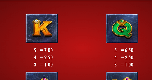 midas golden touch thunder pots paytable 4 paytable