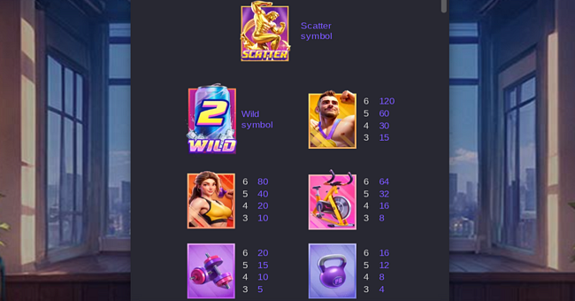 mighty mania paytable 1 paytable