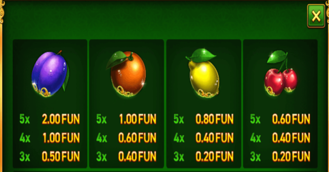 mighty symbols crowns paytable2 paytable