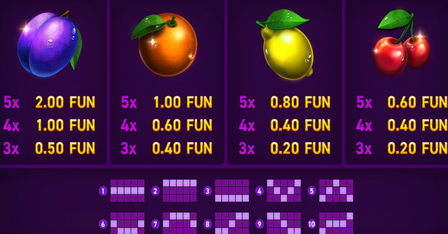 mighty symbols sevens paytable 3 paytable