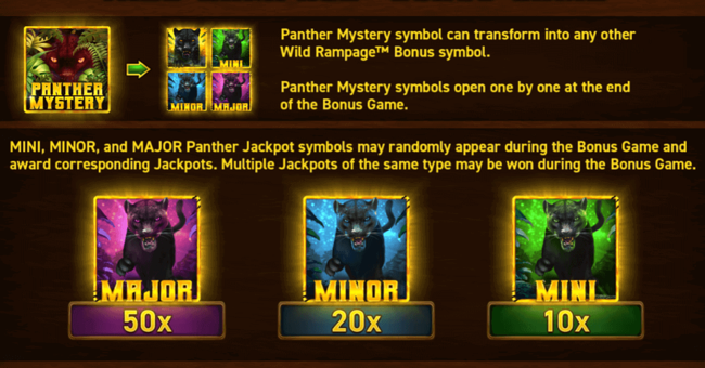 mighty wild panther paytable2 paytable