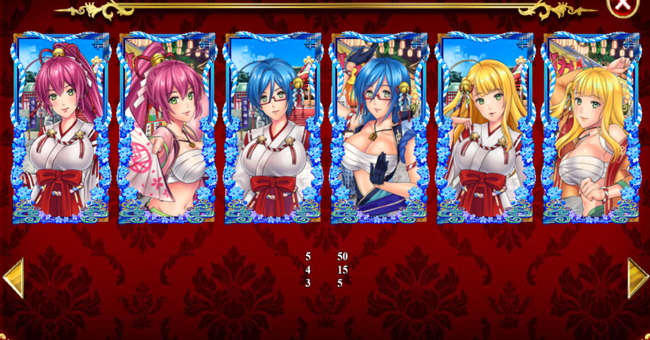 miko festival feature buy paytable 3 paytable