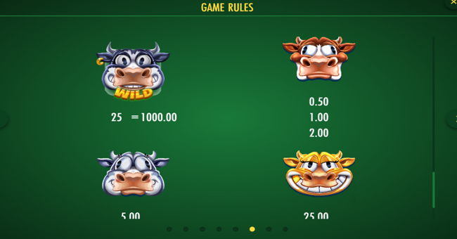 milk the cow paytable 5 paytable