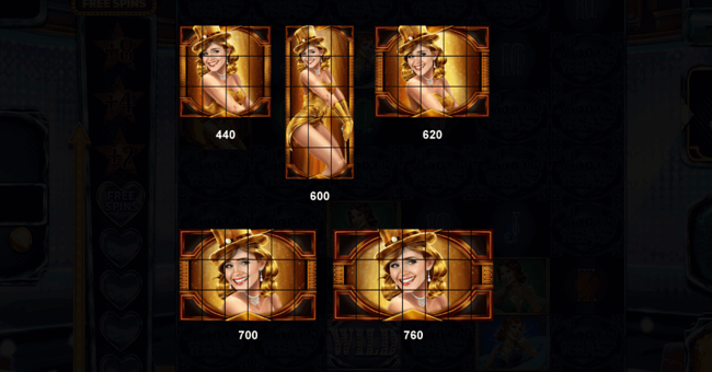 million vegas paytable4 paytable