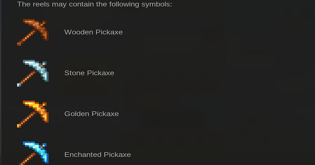 mine slot paytable 1 paytable