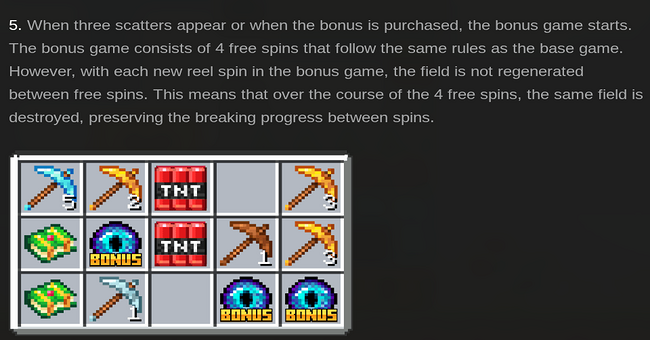 mine slot paytable 2 paytable