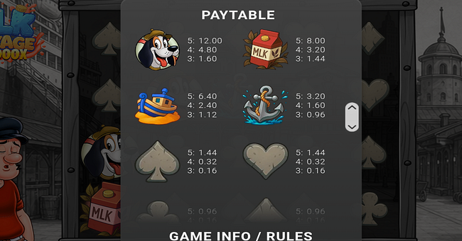 mlk voyage x50000 paytable 1 paytable