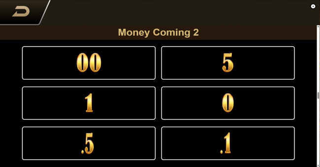money coming 2 paytable 2 paytable