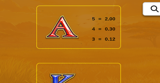 money mania cats paytable 7 paytable