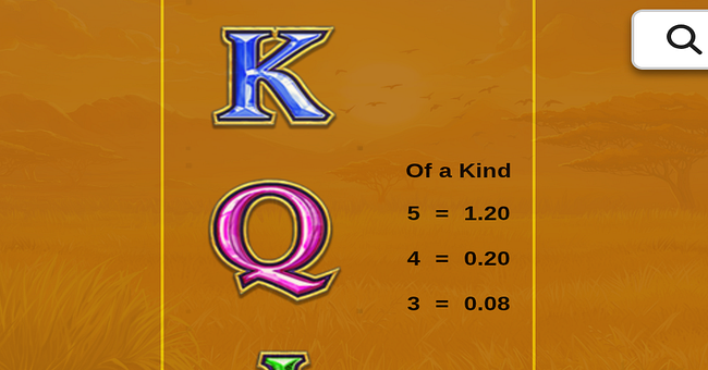 money mania cats paytable 8 paytable