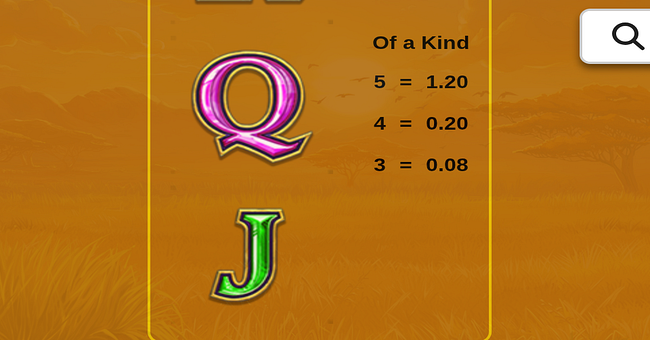 money mania cats paytable 9 paytable