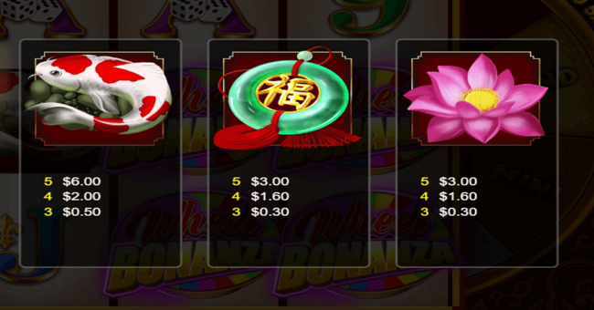 moon dancer paytable 2 paytable