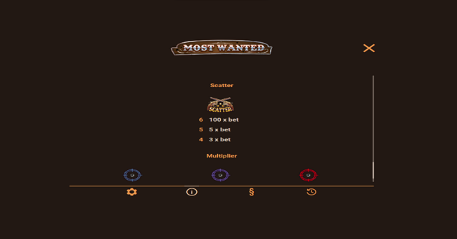 most wanted paytable4 paytable