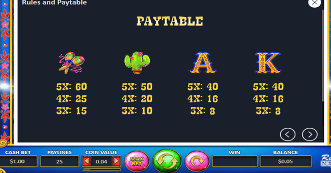 mr mostacho paytable 2 paytable