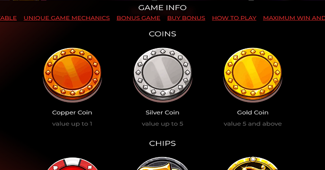multi bandit paytable 1 paytable