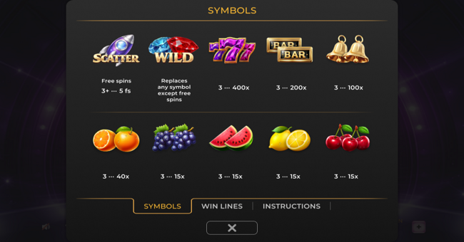 multi wilds paytable paytable