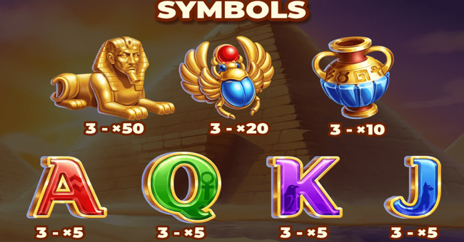 mummy coins paytable paytable