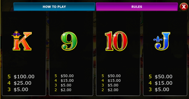 mustang money 2 paytable2 paytable