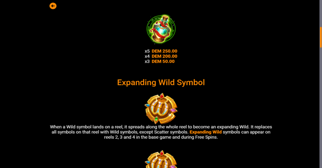 mystic burst paytable 2 paytable