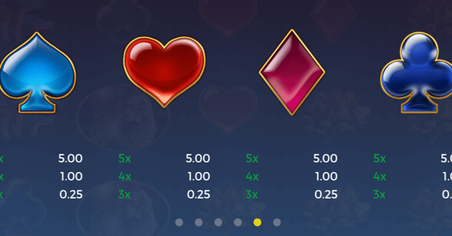 mystic force paytable3 paytable