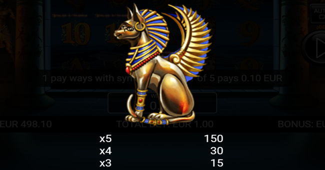 nektan egyptian riches paytable3 paytable