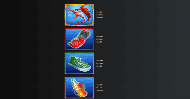 nice catch doublemax paytable 1 paytable