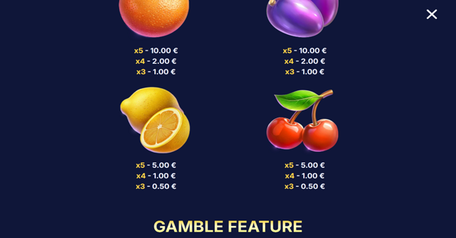 noble crown paytable 5 paytable