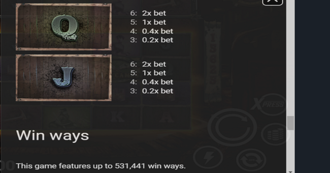 nugget lady paytable 4 paytable