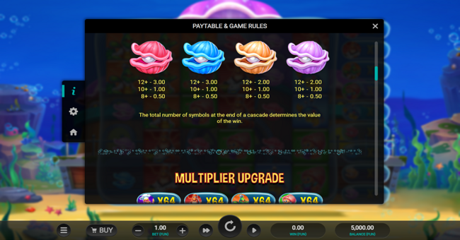 octos crab shack paytable 2 paytable