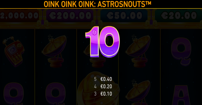 oink oink oink astrosnouts paytable 4 paytable