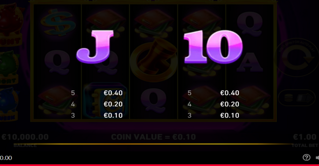 oink oink oink paytable 5 paytable