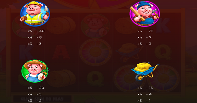 piggy wheel bonanza paytable 1 paytable