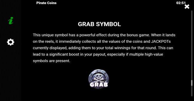 pirate coins paytable 4 paytable