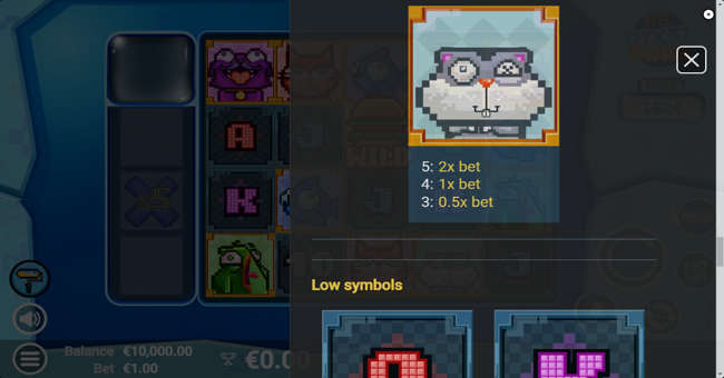 pixel paws paytable 3 paytable