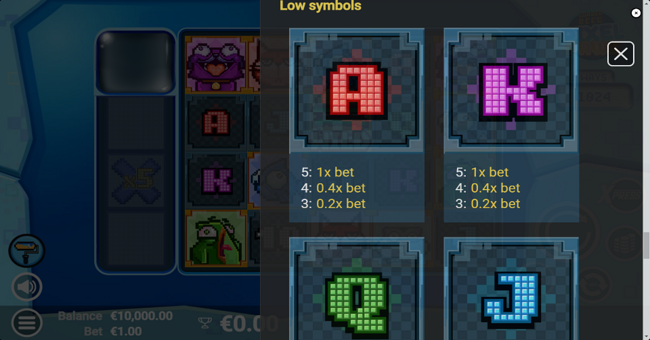 pixel paws paytable 4 paytable