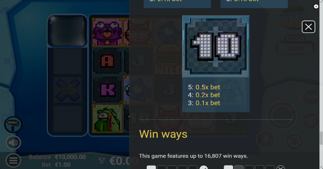 pixel paws paytable 6 paytable