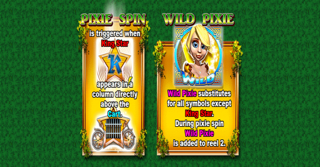 pixie gold paytable paytable