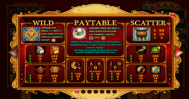 plentiful treasure paytable paytable