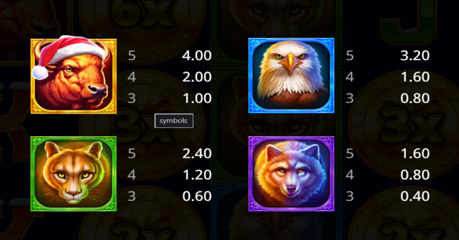 polar buffalo extreme hold and win 25000 paytable 1 paytable