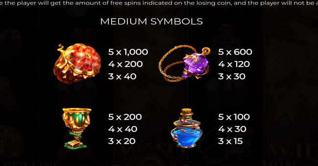 queen of fire paytable 1 paytable