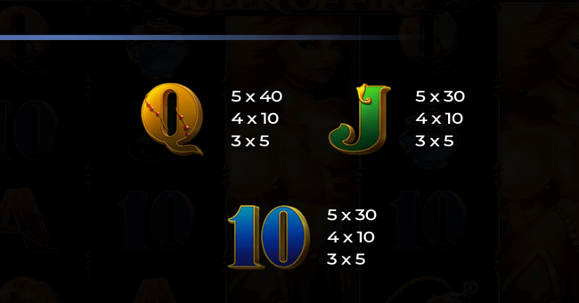 queen of fire paytable 3 paytable