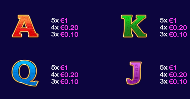 queen of the 3 pyramids cash collect paytable 2 paytable