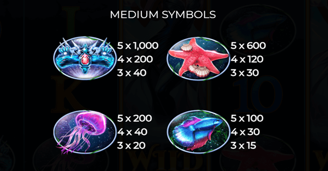 queen of water paytable 1 paytable