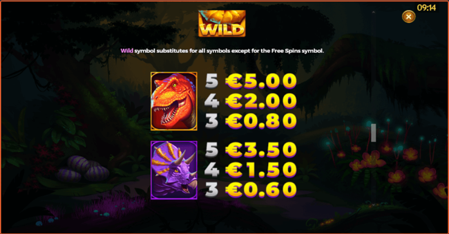 raptor doublemax 1 paytable