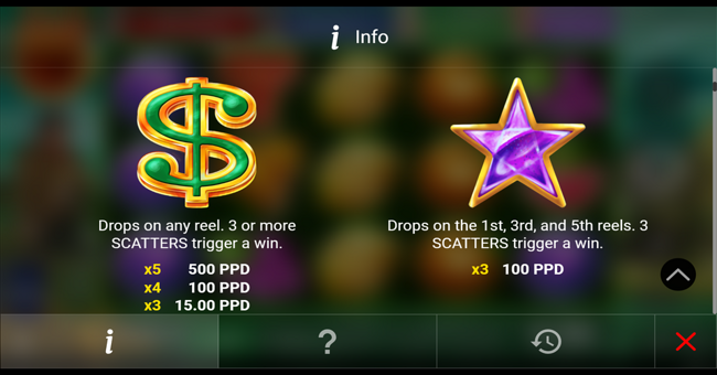 red fate 5 sun link paytable 1 paytable