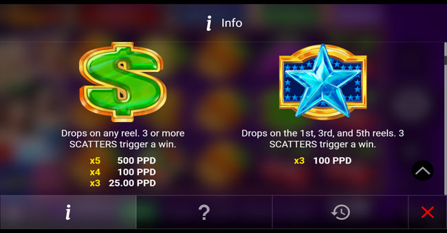 regal spins 10 paytable 1 paytable