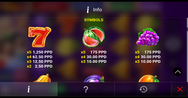 regal spins 20 paytable 2 paytable