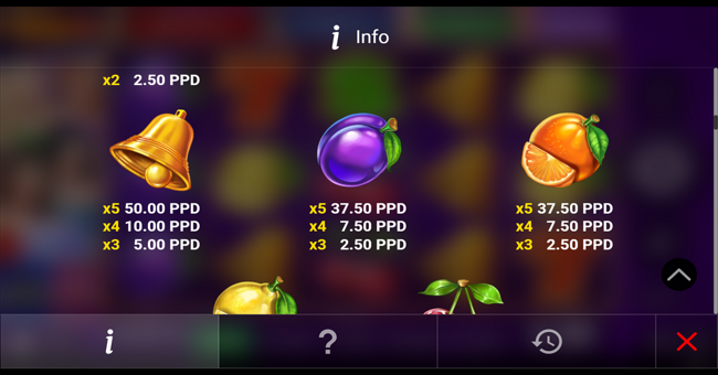 regal spins 20 paytable 3 paytable