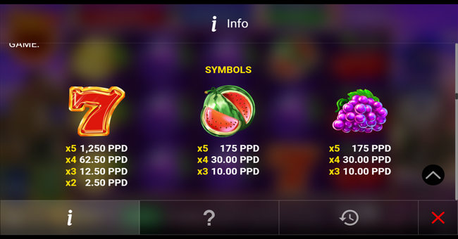 regal spins 20 sun link paytable 2 paytable